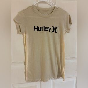 Hurley Tan Crew Neck Tee